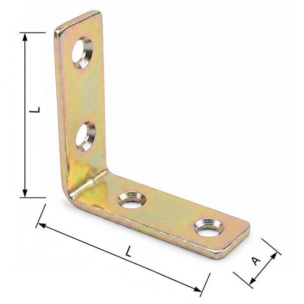MINUTEX Lastrine Piegate 4 Fori Rinforzate in Acciaio Zincato CONF.PZ4 - MINUTEX - Immagine 2